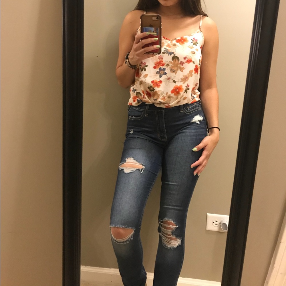 Flowy floral top
